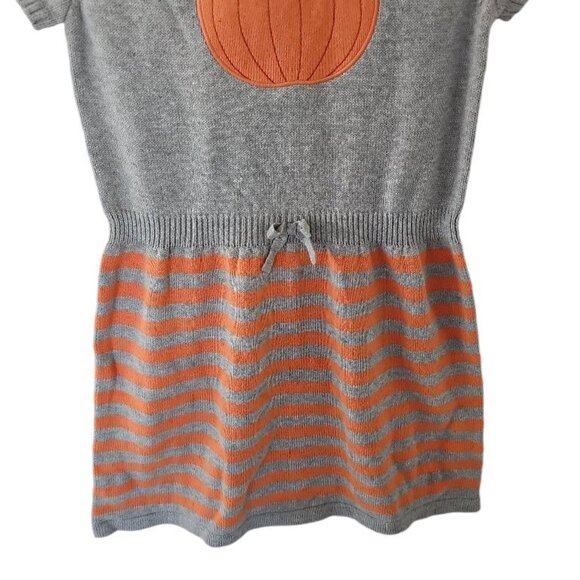 Gymboree Girls 10 "Happy Harvest" Pumpkin Sweater Dress NWT Fall Thanksgiving - Picture 4 of 12